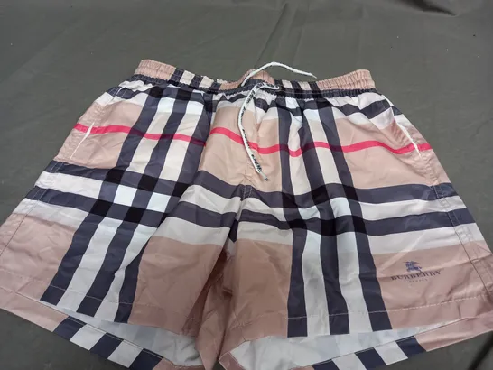 BURBERRY SWIM SHORTS - MEDIUM