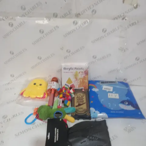 QUANTITY OF ASSORTED TOYS TO INCLUDE ACRYLIC PAINTS, TEDDY BEARS AND DRESSING UP COSTUMES