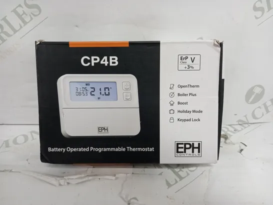 EPH CONTROLS CP4B DIGITAL SINGLE ZONE PROGRAMMABLE ROOM THERMOSTAT