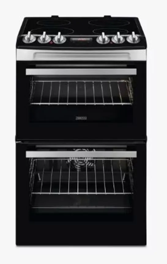 ZANUSSI ZCV46250XA ELECTRIC HOB DOUBLE COOKER, BLACK