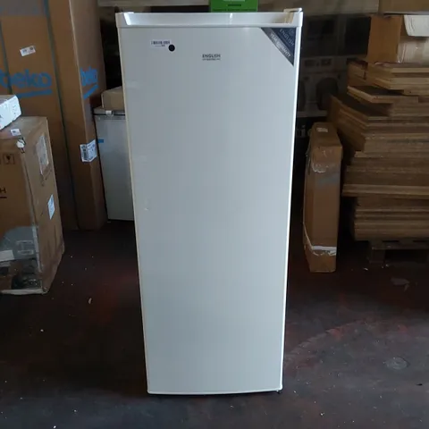 ENGLISH ELECTRIC UPRIGHT TALL FREEZER EEF170H 168L LITRES 55CM WIDE - WHITE