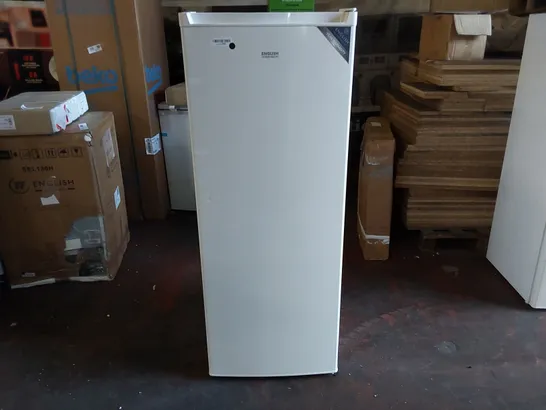 ENGLISH ELECTRIC UPRIGHT TALL FREEZER EEF170H 168L LITRES 55CM WIDE - WHITE