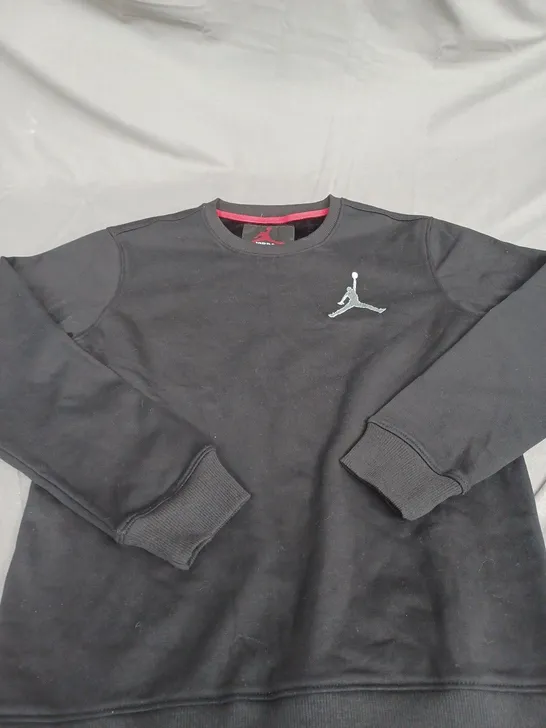 AIR JORDAN SWEATSHIRT IN BLACK SIZE L