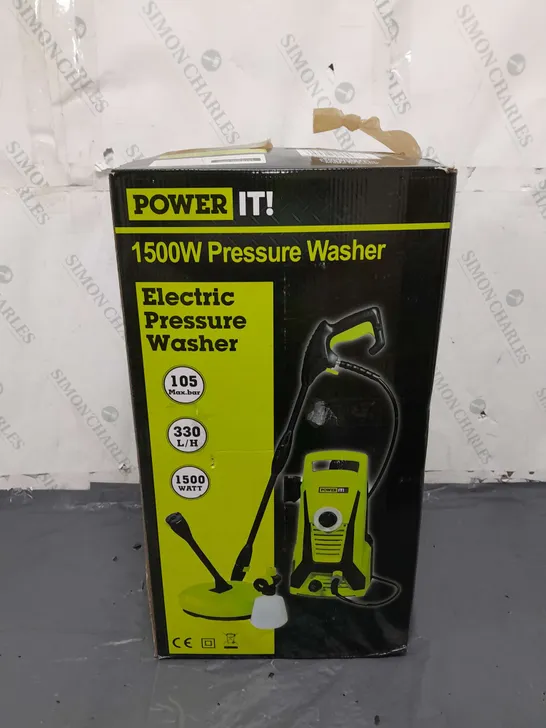 POWER IT 1500W PRESSURE WASHER 