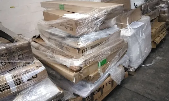 PALLET OF ASSORTED BOXED DINING FURNITURE PARTS