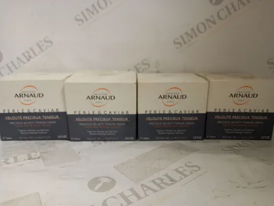 4 X 150ML INSTITUT ARNAUD PERLE & CAVIAR PRECIOUS VELVETY TENSOR CREAM