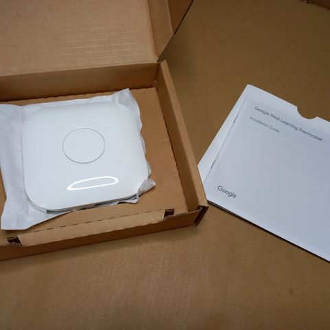 BOXED GOOGLE NEST LEARNING THERMOSTAT