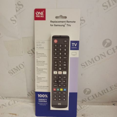 ONE FOR ALL SAMSUNG REPLACEMENT TV REMOTE  