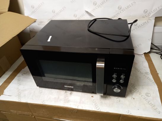 SEVERIN MW 7752 MICROWAVE GRILL FUNCTION CONVECTION METAL 900 W BLACK