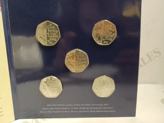 COMPLETE CORONATION OF KING CHARLES III 50P COLLECTION