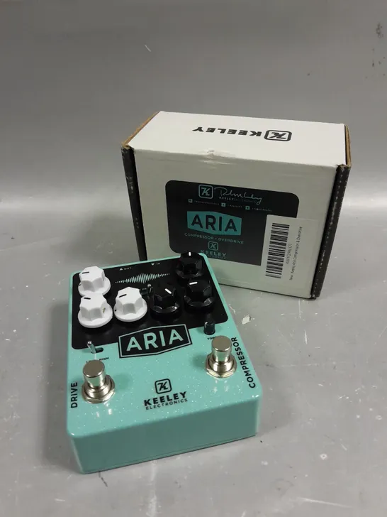 BOXED KEELEY ARIA COMPRESSOR/OVERDRIVE 