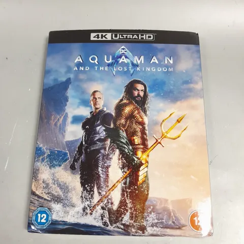 SEALED DC AQUAMAN AND THE LOST KINGDOM 4K ULTRA HD BLU-RAY 