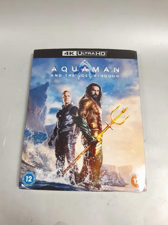 SEALED DC AQUAMAN AND THE LOST KINGDOM 4K ULTRA HD BLU-RAY 