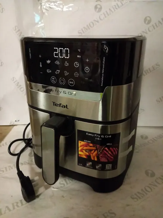 TEFAL EASYFRY PRECISION+ EY505D27 AIR FRYER & GRILL, STAINLESS STEEL