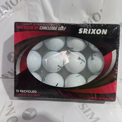 SEALED SRIXON 12 RECYCLED GOLF BALLS 