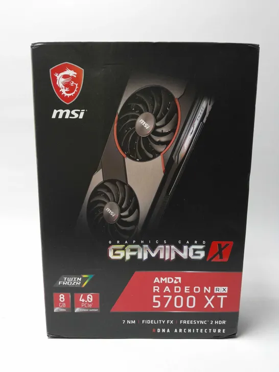 BOXED MSI AMD RADEON RX 5700 XT GRAPHICS CARD