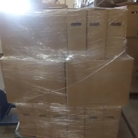 PALLET OF APPROXIMATELY 25 ASSORTED WHITE CERAMIC VANITY BASINS 