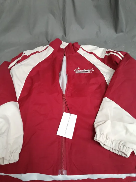 BEAULARES RED THIN JACKET - SIZE UNSPECIFIED 