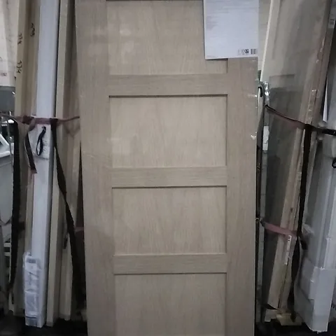 1981MM X 836MM 4 PANNEL SHAKER OAK VENEER INTERNAL DOOR