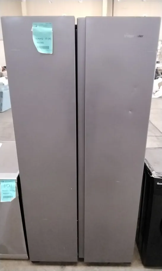 FRIDGEMASTER MS83430FFS NO FROST AMERICAN STYLE DOUBLE DOOR GREY FRIDGE 