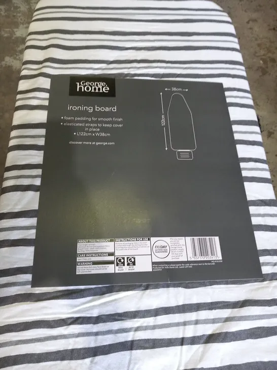 FOUR BRAND NEW IRONING BOARDS WITH FOAM PADDING FOR SMOOTH FINISH(2 BOXES)