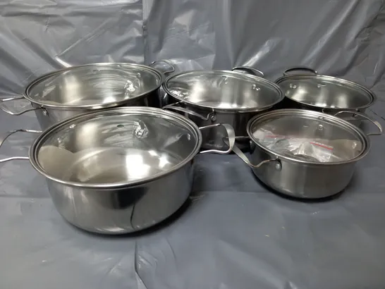 BOXED 10PCS STIANLESS STEEL WARE - COLLECTION ONLY