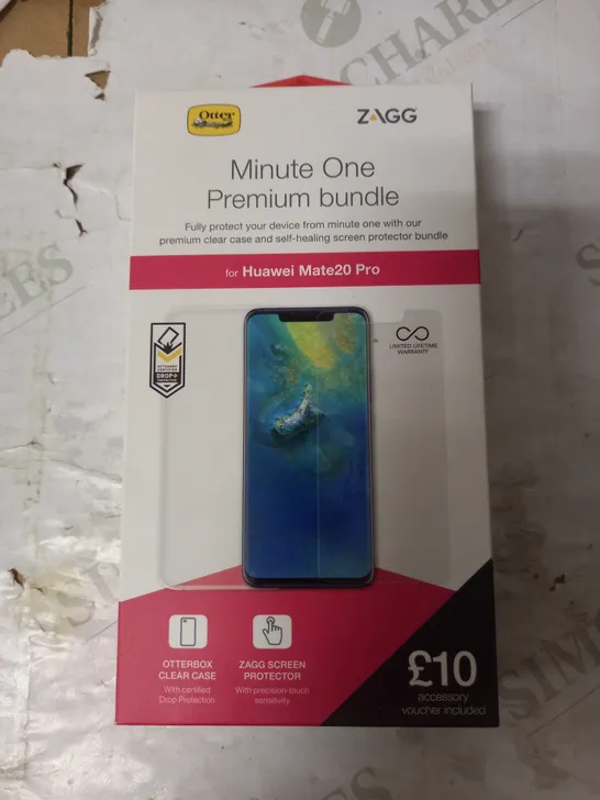 LOT OF 5 ZAGG MINUTE ONE PREMIUM BUNDLES FOR HUAWEI MATE20 PRO