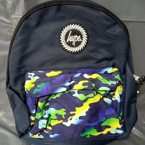 HYPE NAVY WITH CAMO GRADIENTS BACKPACK