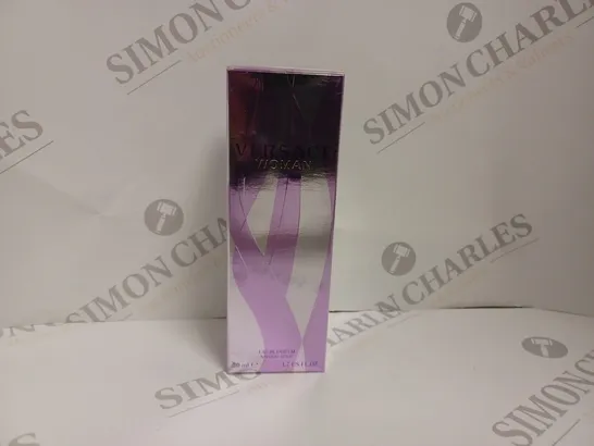 BOXED AND SEALED VERSACE WOMAN EAU DE PARFUM SPRAY - 50ML  