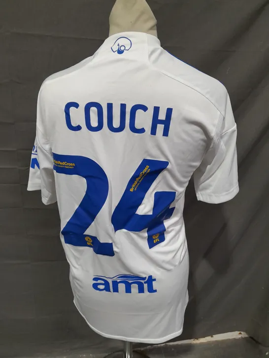 ADIDAS LEEDS FOOTBALL CLUB SHIRT - CROUCH 24 - SMALL