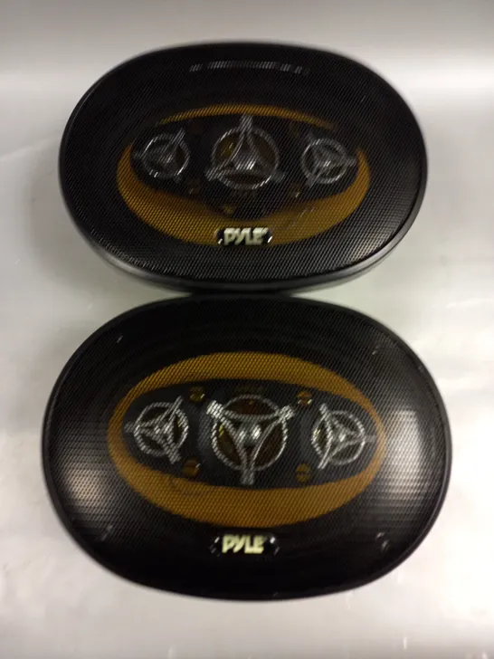 PAIR OF UNBOXED PYLE GEAR PLG69.8 6"X9" 8WAY 500W SPEAKERS