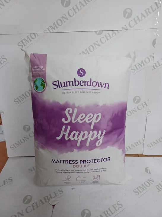 SLUMBERDOWN MATTRESS PROTECTOR DOUBLE BED