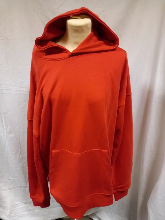 BRAND NEW KOI OVERSIZED HOODIE, RHUBARB BEANS - LARGE