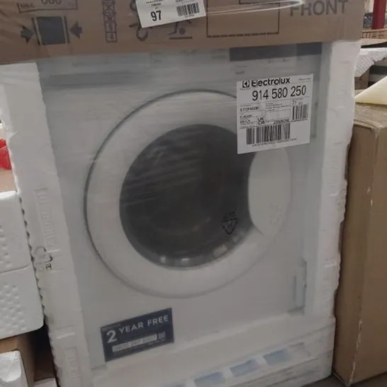 ELECTROLUX INTEGRATED WASHING MACHINE 7KG 1200RPM WHITE MODEL E772F402BI RRP £600