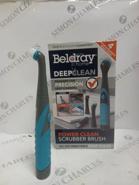 BOXED BELDRAY DEEP CLEAN SCRUBBER BRUSH