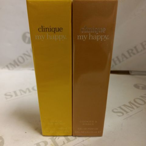 LOT OF 2 SEALED CLINIQUE MY HAPPY EDP (2 X 15ML)