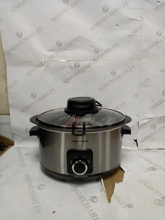 MORPHY RICHARDS 461010 SEAR, STEW AND STIR SLOW COOKER RRP £69.99