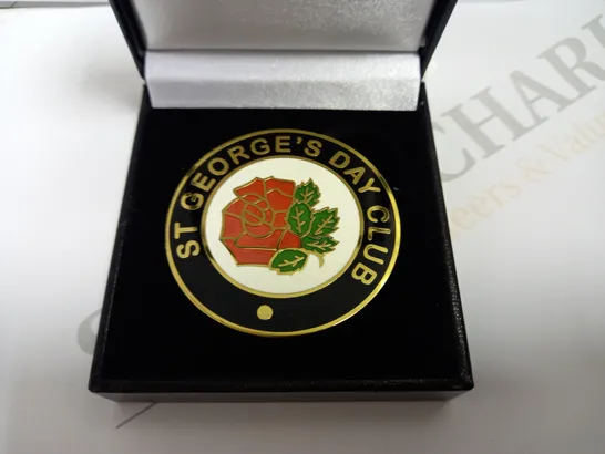 ST GEORGES DAY 50 YEARS COMMEMORATIVE COIN