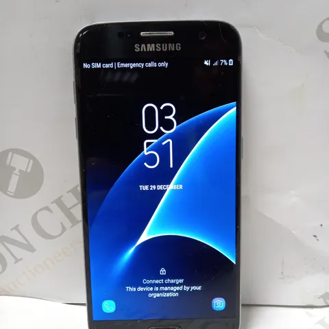 SAMSUNG GALAXY S7 MOBILE PHONE IN BLACK