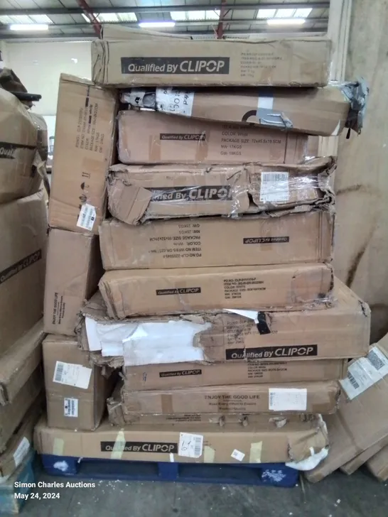 A PALLET OF VARIOUS FURNITURE PARTS 