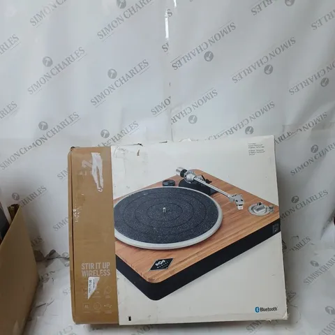 BOXED MARLEY BLUETOOTH RECORD PLAYER