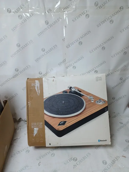 BOXED MARLEY BLUETOOTH RECORD PLAYER