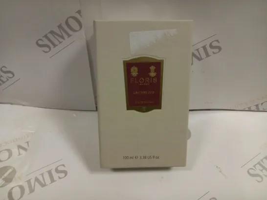 BOXED FLORIS LONDON LEATHER OUD EAU DE PARFUM SPRAY 100ML