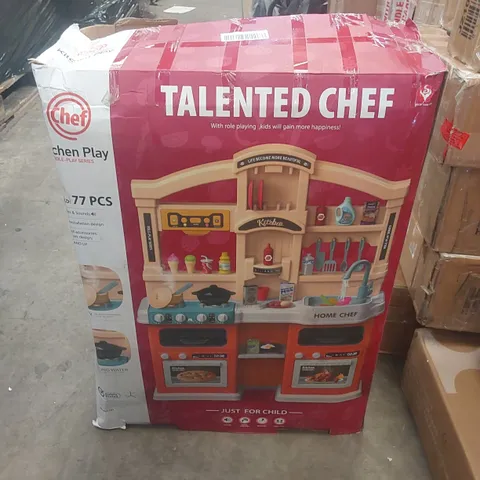 BOXED TALENTED CHEF CHILDREN'S PLAYSET 