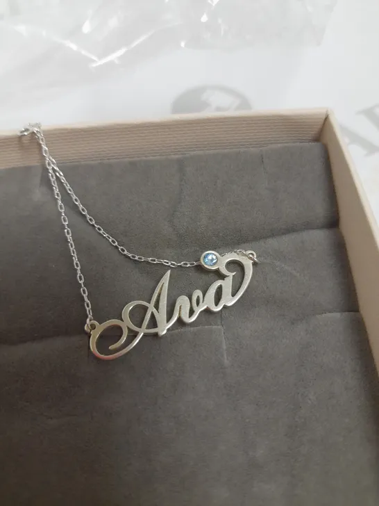 STERLING SILVER PERSONALISED NECKLACE  RRP £26