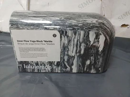 LULULEMON INNER FLOW YOGA BLOCK MARBLE