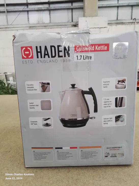 BOXED HADEN 1.7LITRE COTSWOLD KETTLE