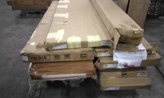 PALLET OF ASSORTED FLATPACK BOXED FURNITURE PARTS