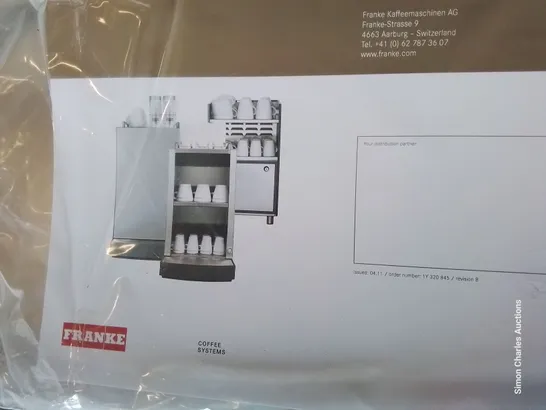 BOXED BRAND NEW FRANKE SPECTRE COOLING UNIT TO COFFEE MACHINE Model KE100012