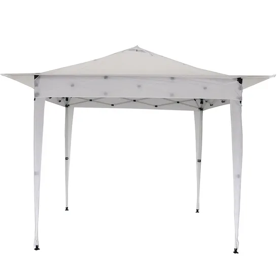 BOXED GREEN LOUNGE POP UP FOLDING GAZEBO IN WHITE - COLLECTION ONLY